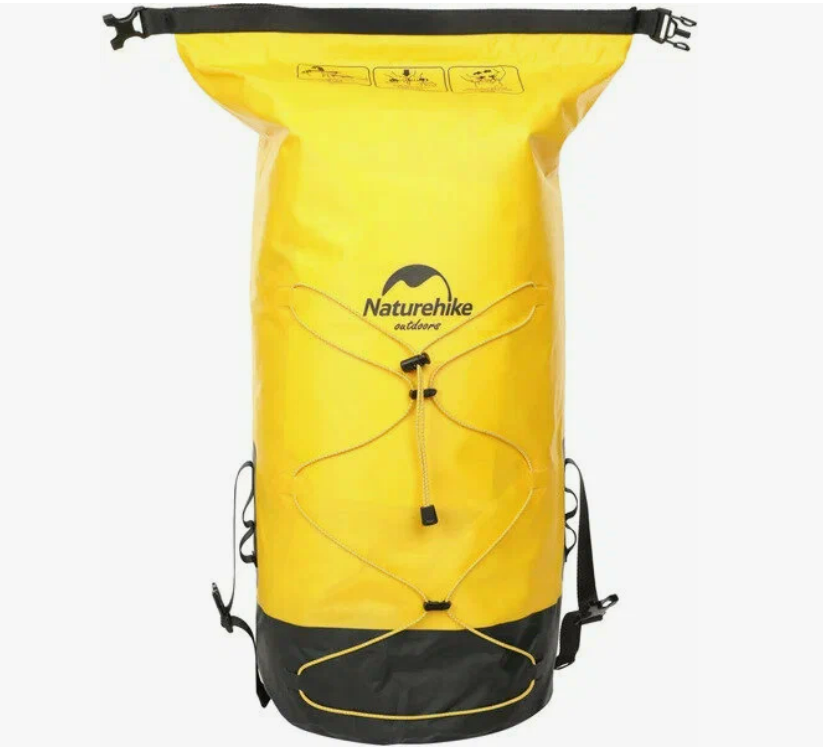Рюкзак туристический Naturehike 30 л, ПВХ, желтый
