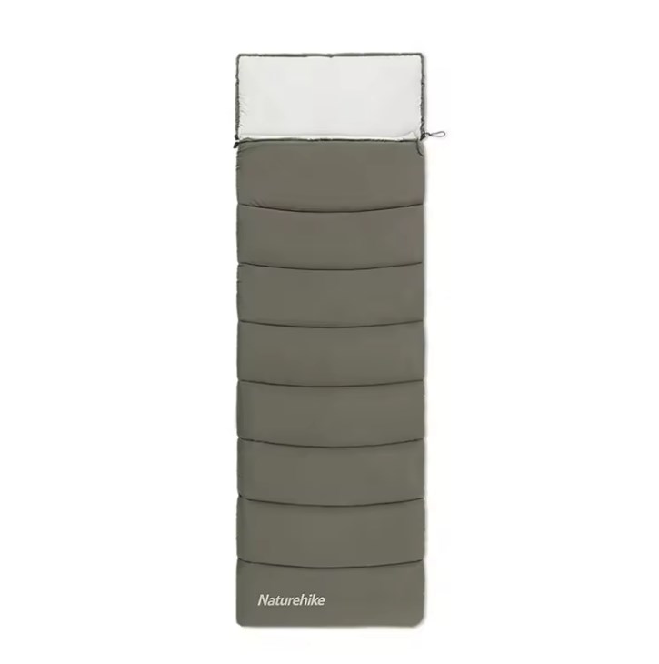Мешок спальный Naturehike Lingdong, 225х75см, (ТК: +12C), (правый), зеленый