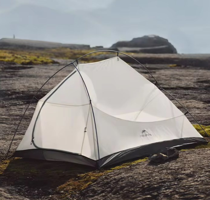 Палатка Naturehike Cloud Up Pro Si 2-местная, алюминиевый каркас, серая