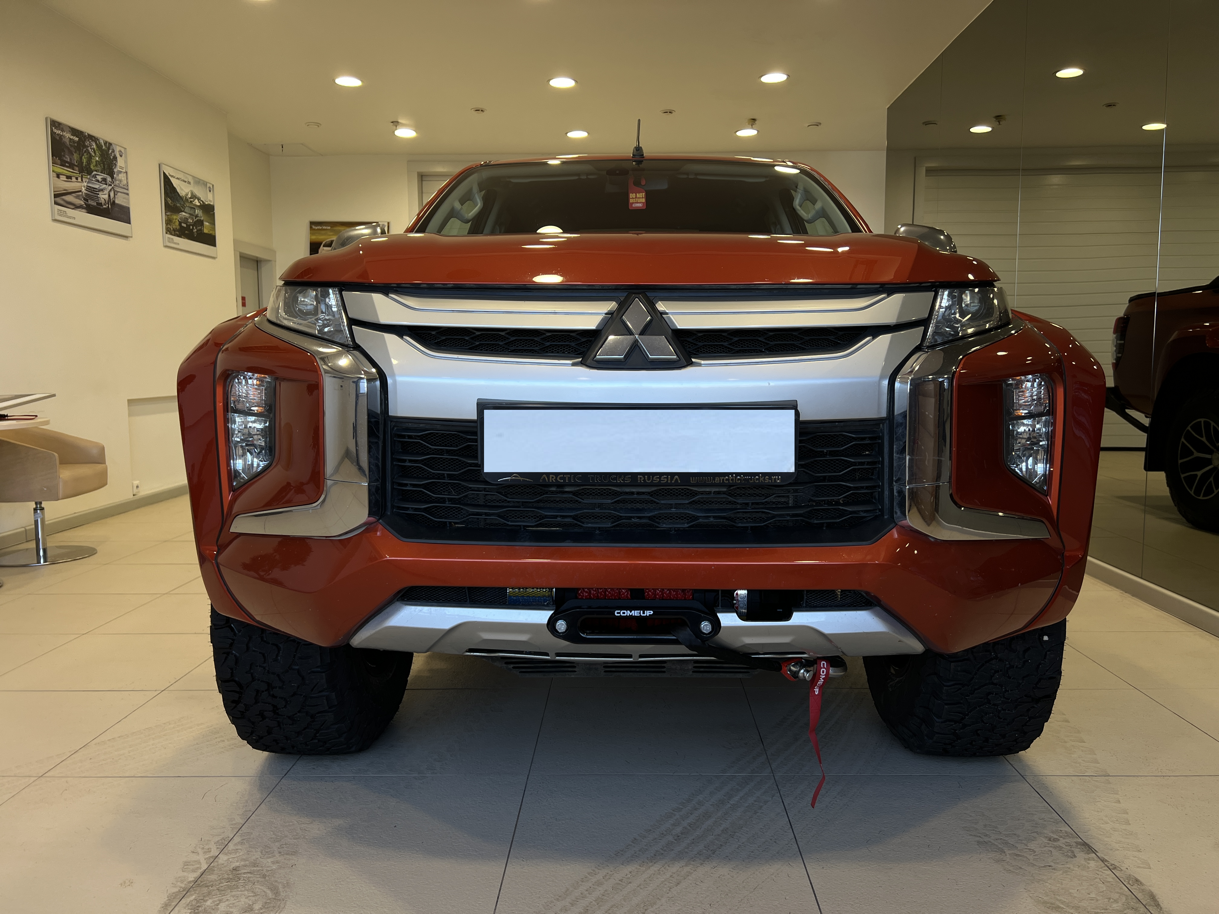 Площадка под лебёдку / установочный комплект лебедки MMC L200 (2018-) 