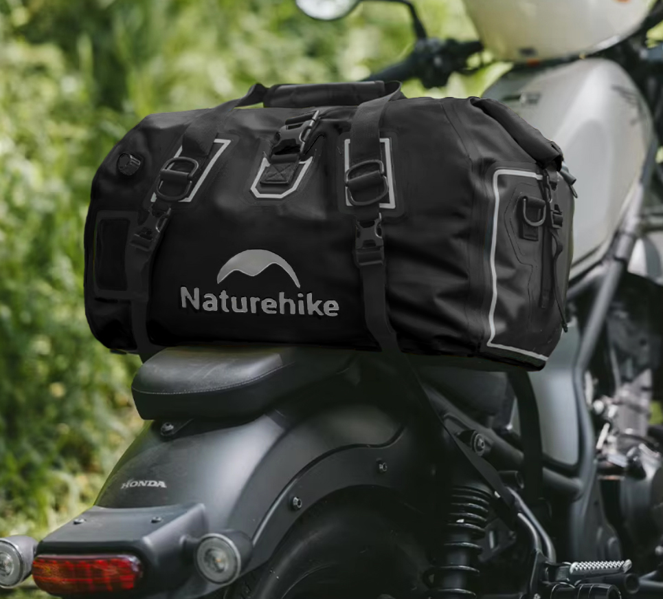Гермосумка Naturehike 90 л ПВХ (черная)