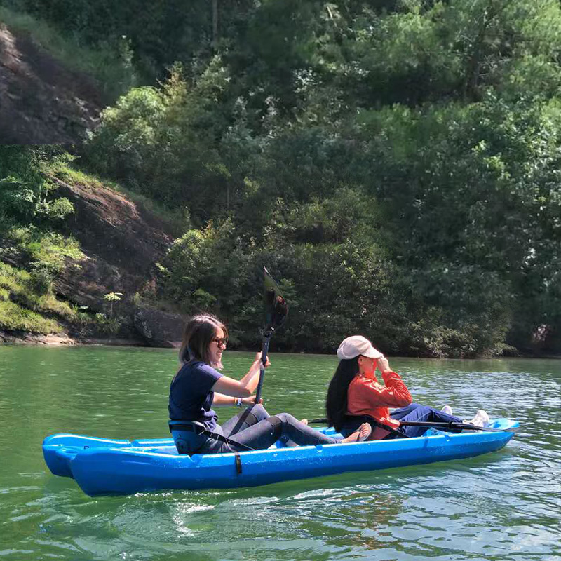 Каяк SEAFLO Explorer XL семейный 2+2, 11,2 (340 см), тип Sit-On-Top, синий.